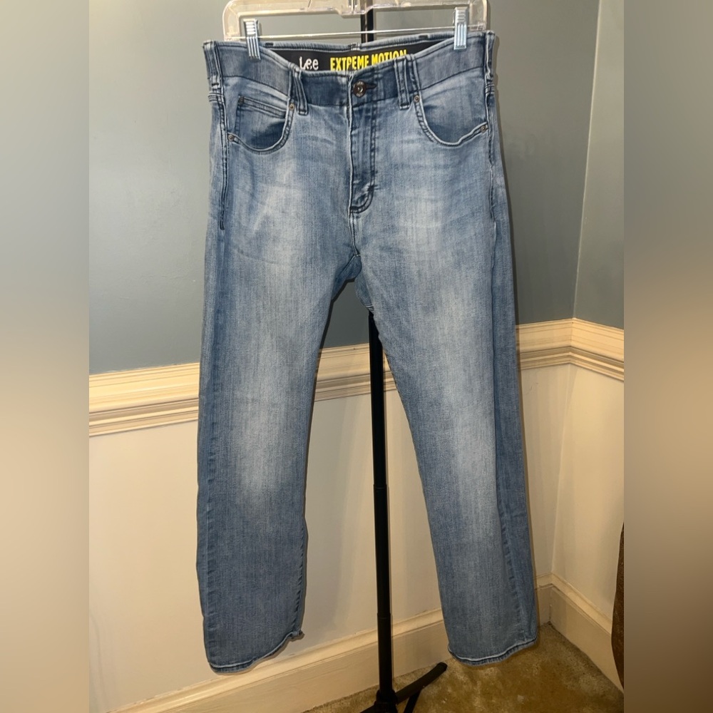 Lee Men's‎ Denim Blue Straight Jeans 34X30